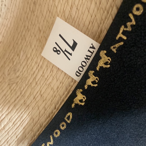 Western boho straw hat, size 71/8 - Picture 5 of 6